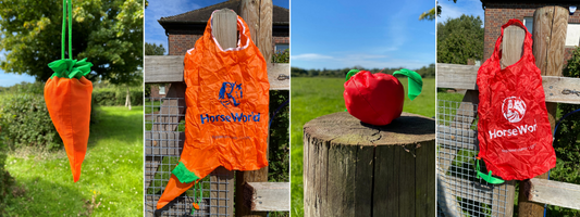 HorseWorld carrot and apple bags